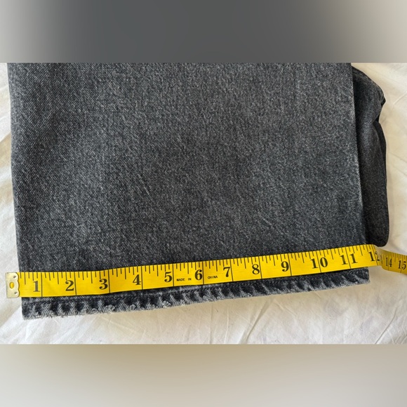 Agolde Wide Leg Baggy Jeans Black Denim Women’s 32х30 12 Opening - Picture 15 of 15